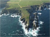 Castro de Cabo Blanco. Vista aérea