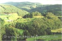 La Corona del Castro de Arancedo. Vista aérea