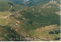 Castros de San Isidro y Pico da Mina. Vista aérea