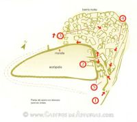 Castro de Coaña. Itinerario de visita