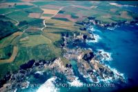 Castro de El Castelo o de El Esteiro. Vista aérea