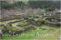 Castro de Coaña. Grupo de cabañas