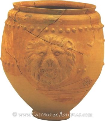 Chao Samartín, Grandas de Salime. Vaso de paredes finas de Melgar de Tera