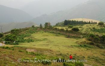 Mina de oro de Arruñada, San Martín de Oscos. Depósito sobre las explotaciones