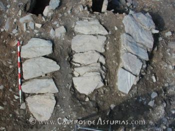 Chao Samartín. Necrópólis. Tumbas antes de su excavación