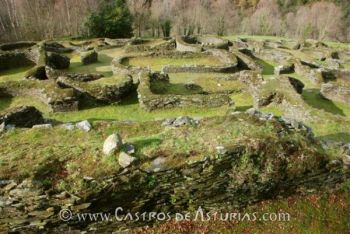 Aspecto actual del Castro de Coaña