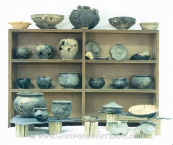 Muestra cerámica del Chao Samartín