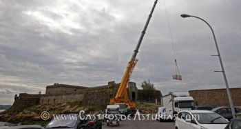 Los paneles pictóricos altoimperiales del Chao Samartín ya están en el Museo San Antón de A Coruña. Fuente: El Ideal Gallego