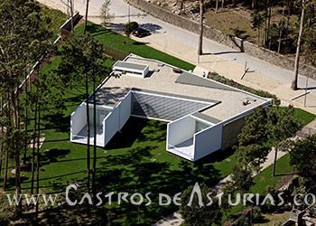 Centro de Interpretación de Monte Padrao, Santo Tirso (Portugal).